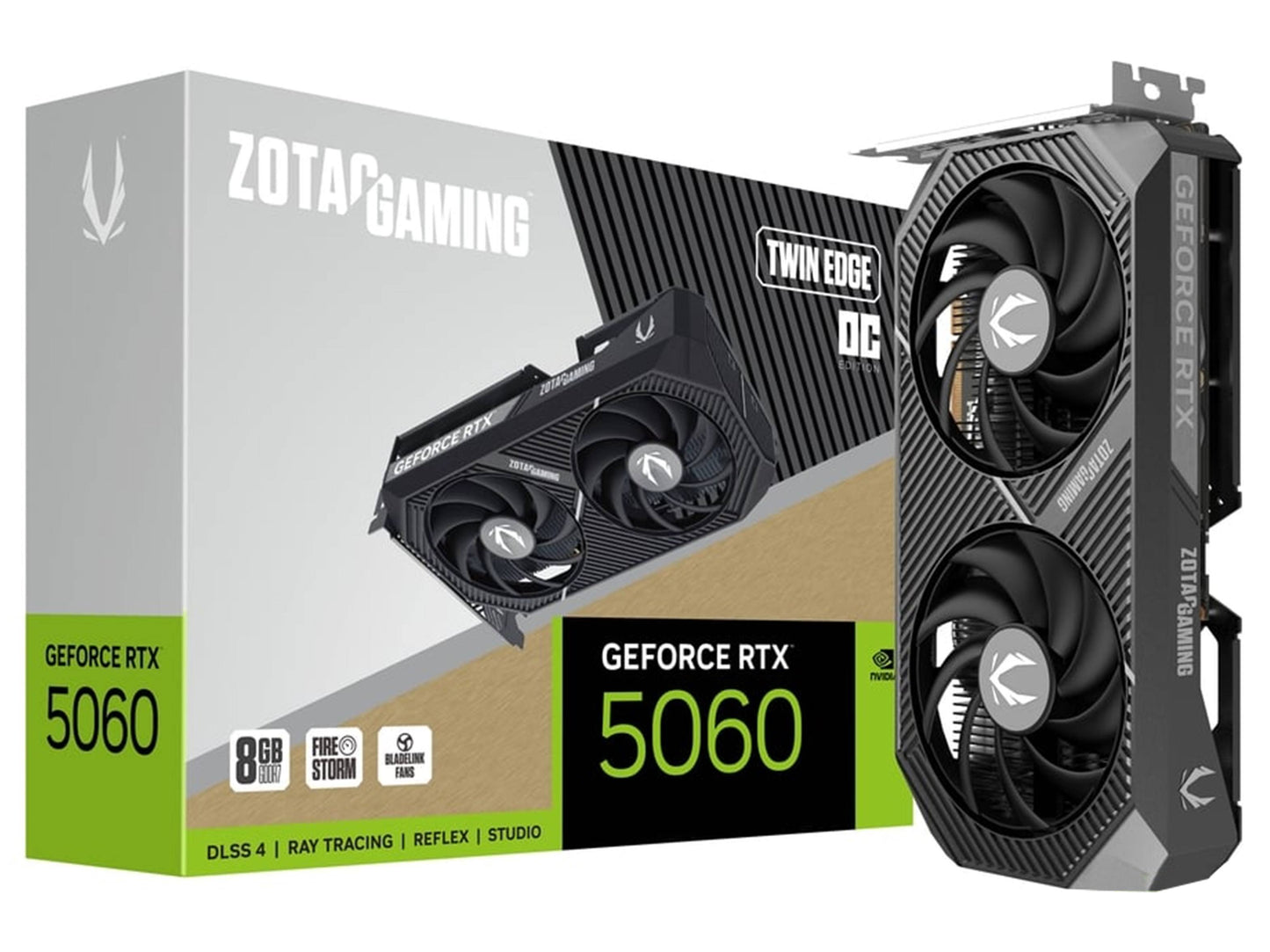ZOTAC Gaming GeForce RTX 5060 TWIN EDGE OC 8GB GDDR7