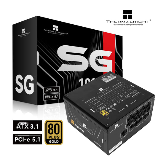 THERMALRIGHT 1000W ATX3.1 80+ GOLD Full-Modular PSU (5YRS) TR-SG1000