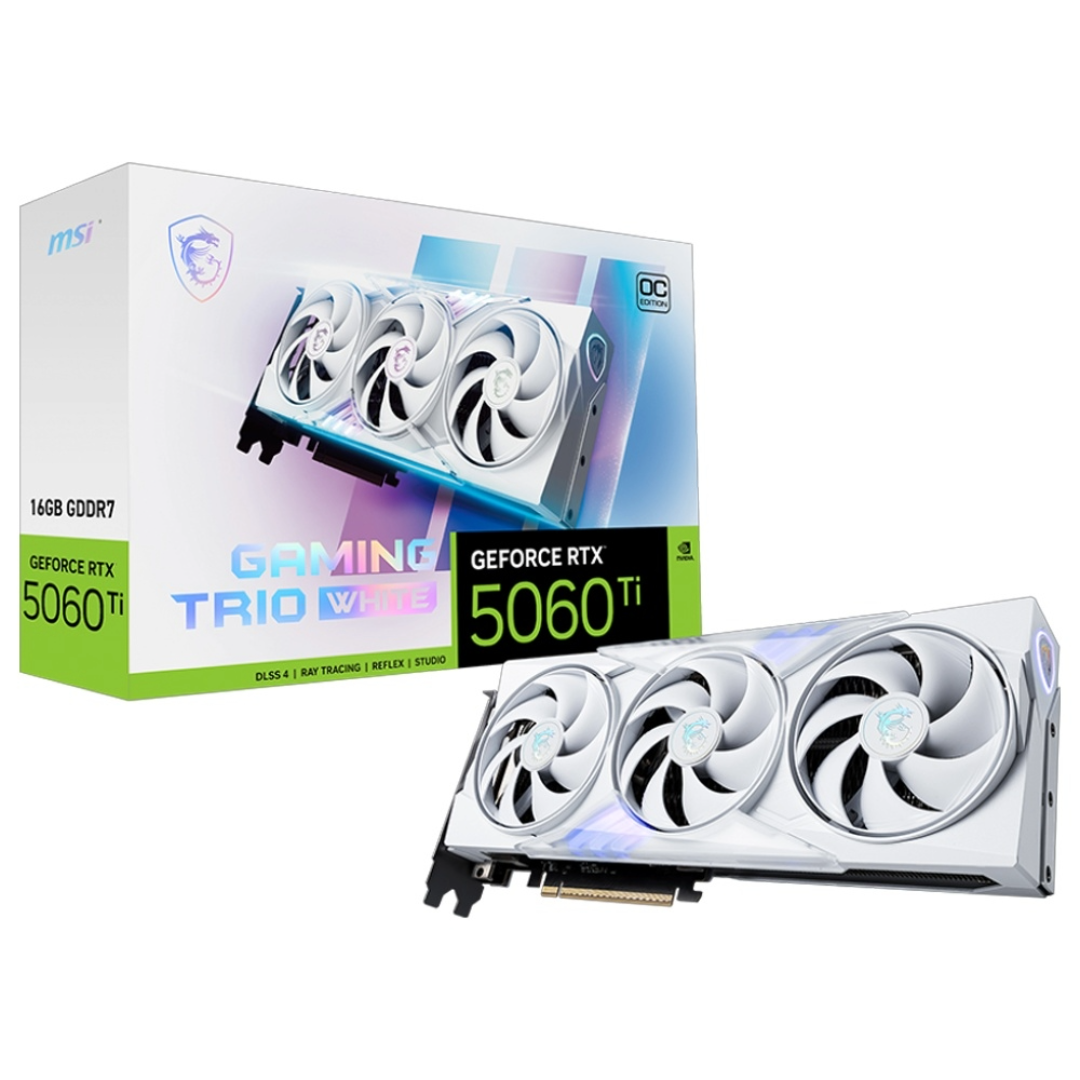 MSI GeForce RTX 5060 Ti GAMING TRIO OC WHITE 8G
