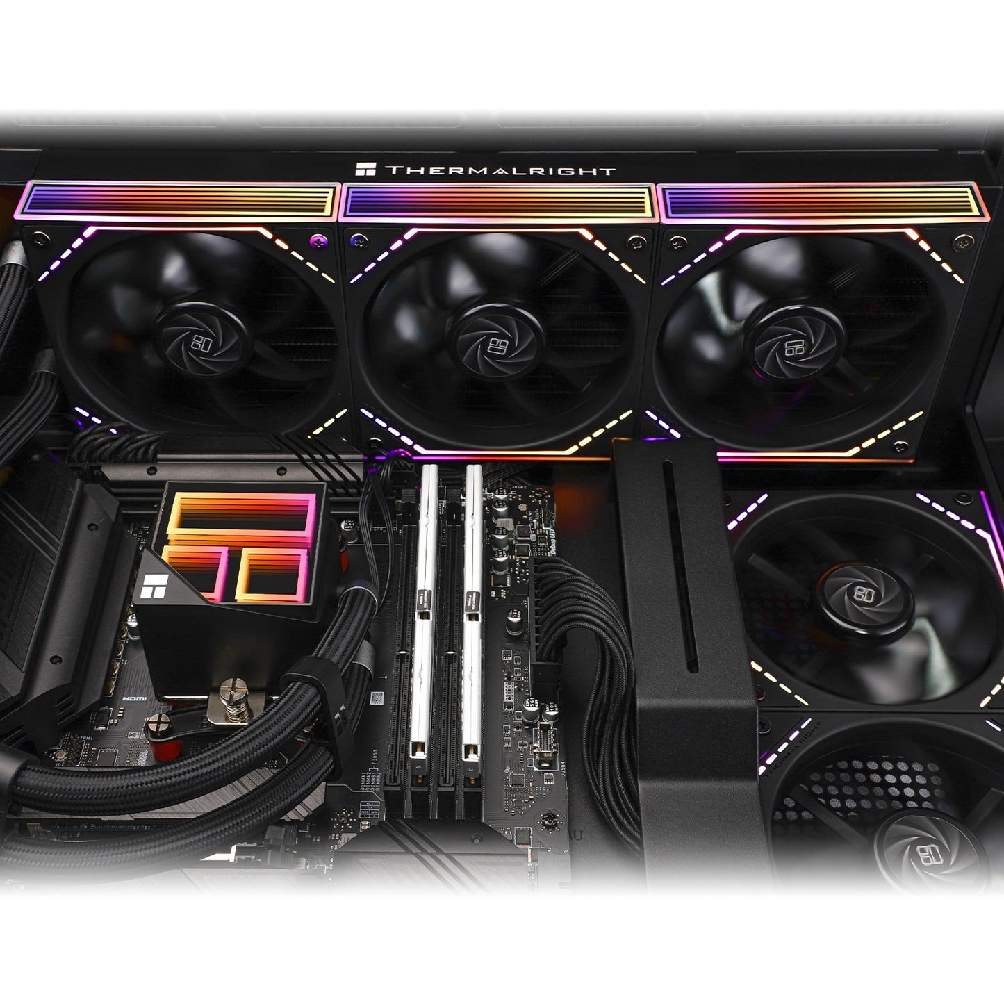 Thermalright Frozen Infinity 360 AIO Liquid CPU Cooler - Black TL-M12(OEM Packaging)