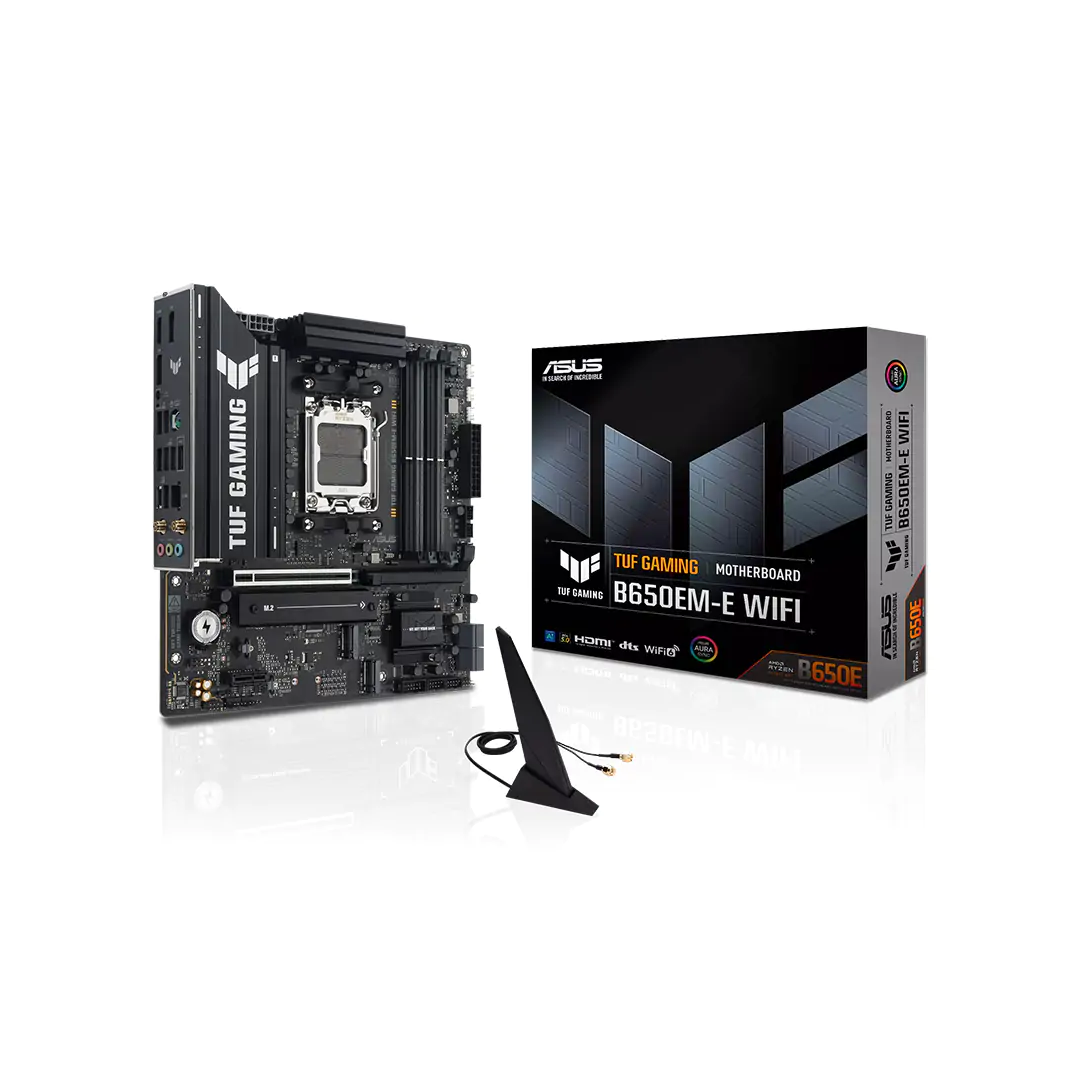 ASUS TUF GAMING B650EM-E WIFI AM5 DDR5 Micro-ATX Motherboard