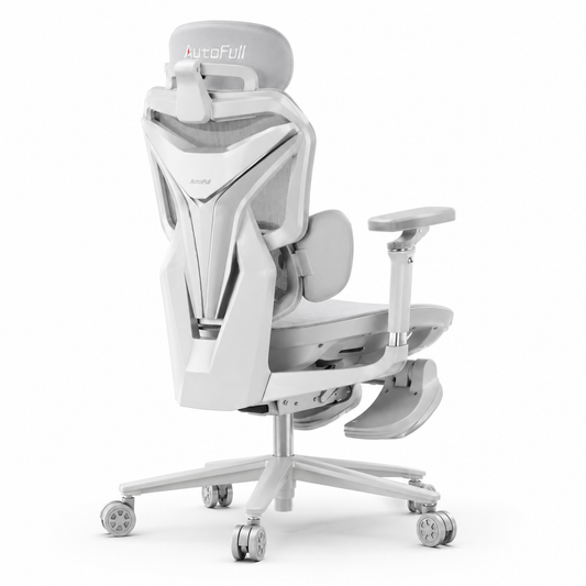 AutoFull G7 Ergonomic Chair White Elite Edition (AFG701WLSA)
