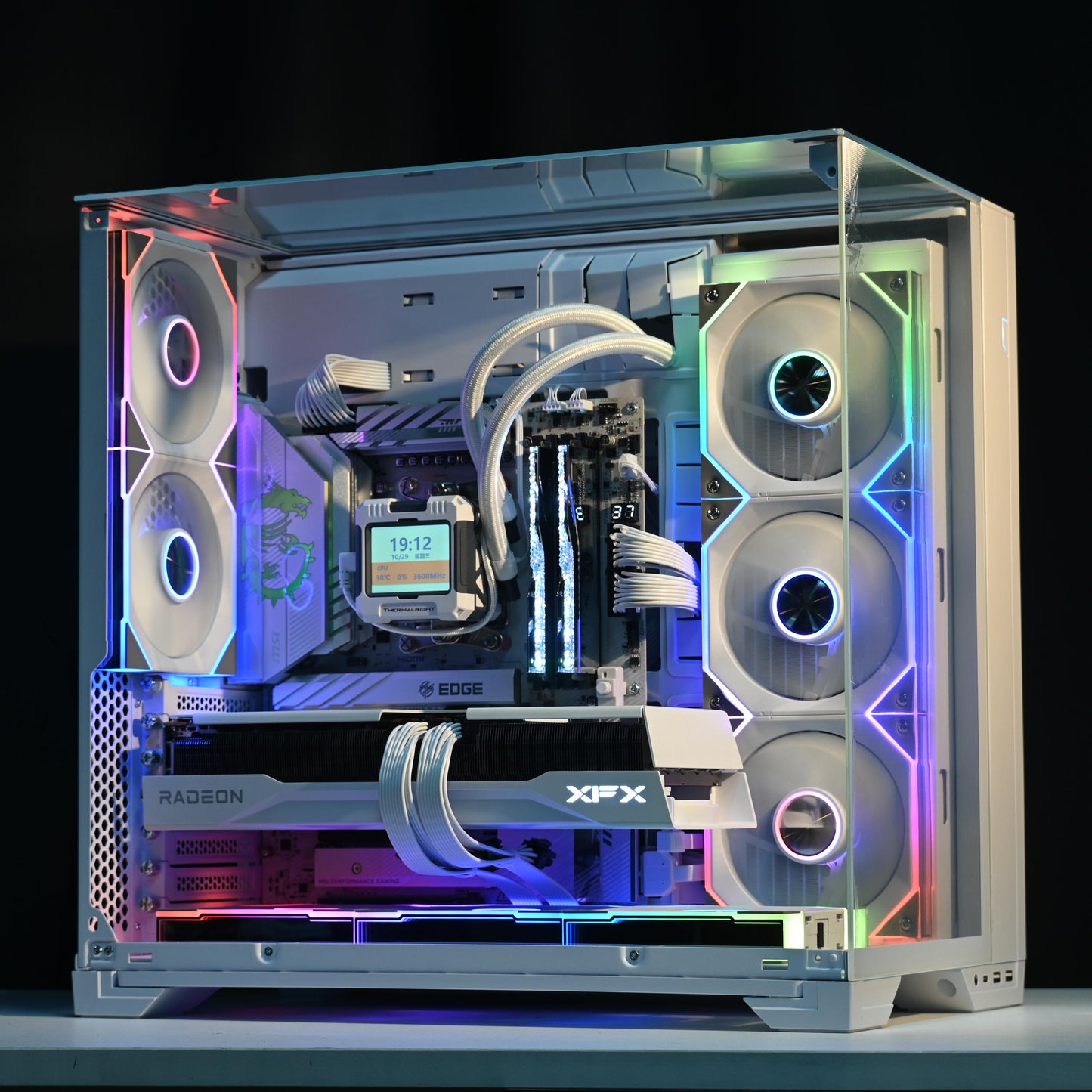 RYZEN 5 9600x | RTX 5070 White | Liquid Cooled RGB Gaming Pc