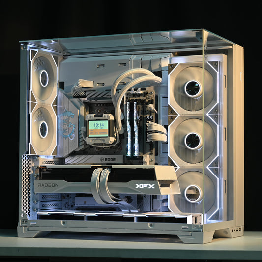 RYZEN 5 9600x | RTX 5070 White | Liquid Cooled RGB Gaming Pc