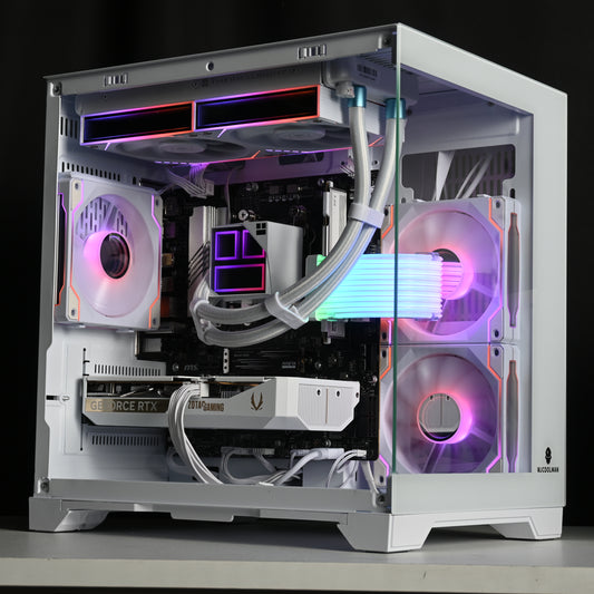 RYZEN 5 7500F | RTX 5060 | Liquid Cooled White Rgb Gaming Pc