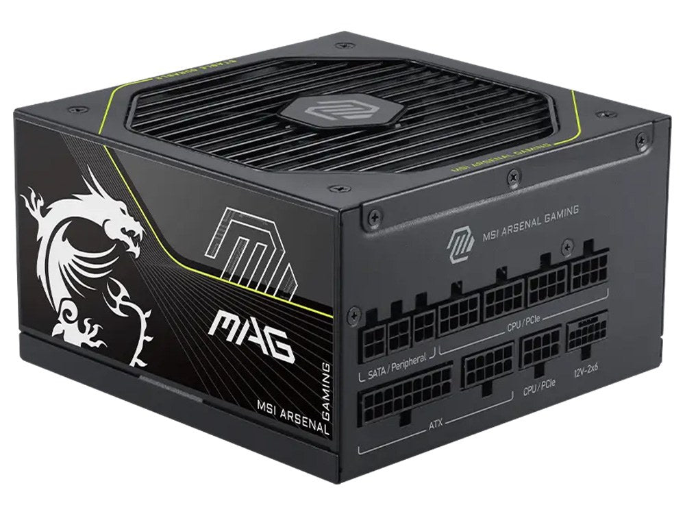 MSI MAG A1000PLS PCIE5 1000W 80+ Platinum Fully Modular ATX Power Supply