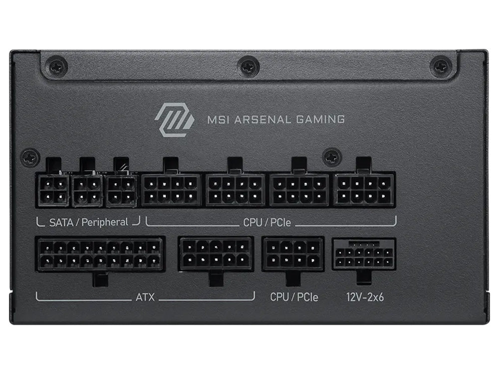 MSI MAG A1000PLS PCIE5 1000W 80+ Platinum Fully Modular ATX Power Supply