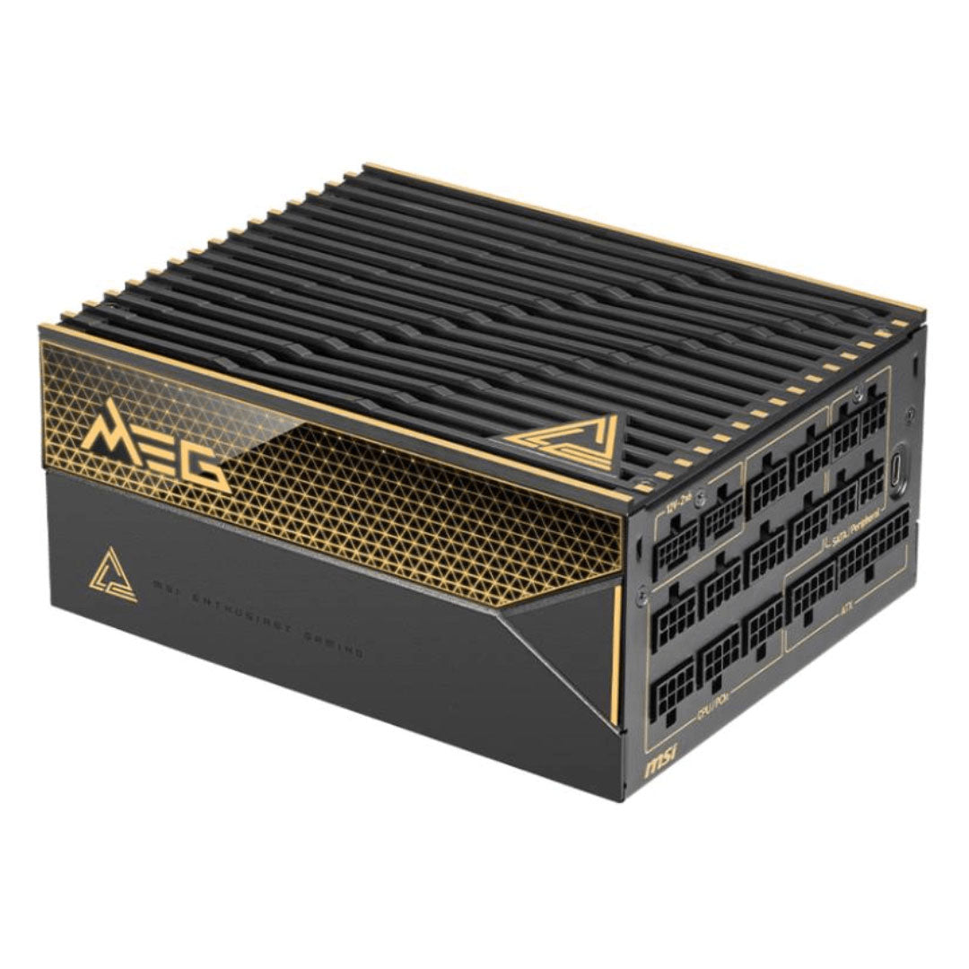 MSI MEG 1600w 80+ Titanium PCIE5.1 Fully modular ATX Power Supply