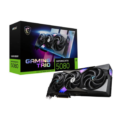 MSI GeForce RTX 5080 16G GAMING TRIO OC, 16GB
