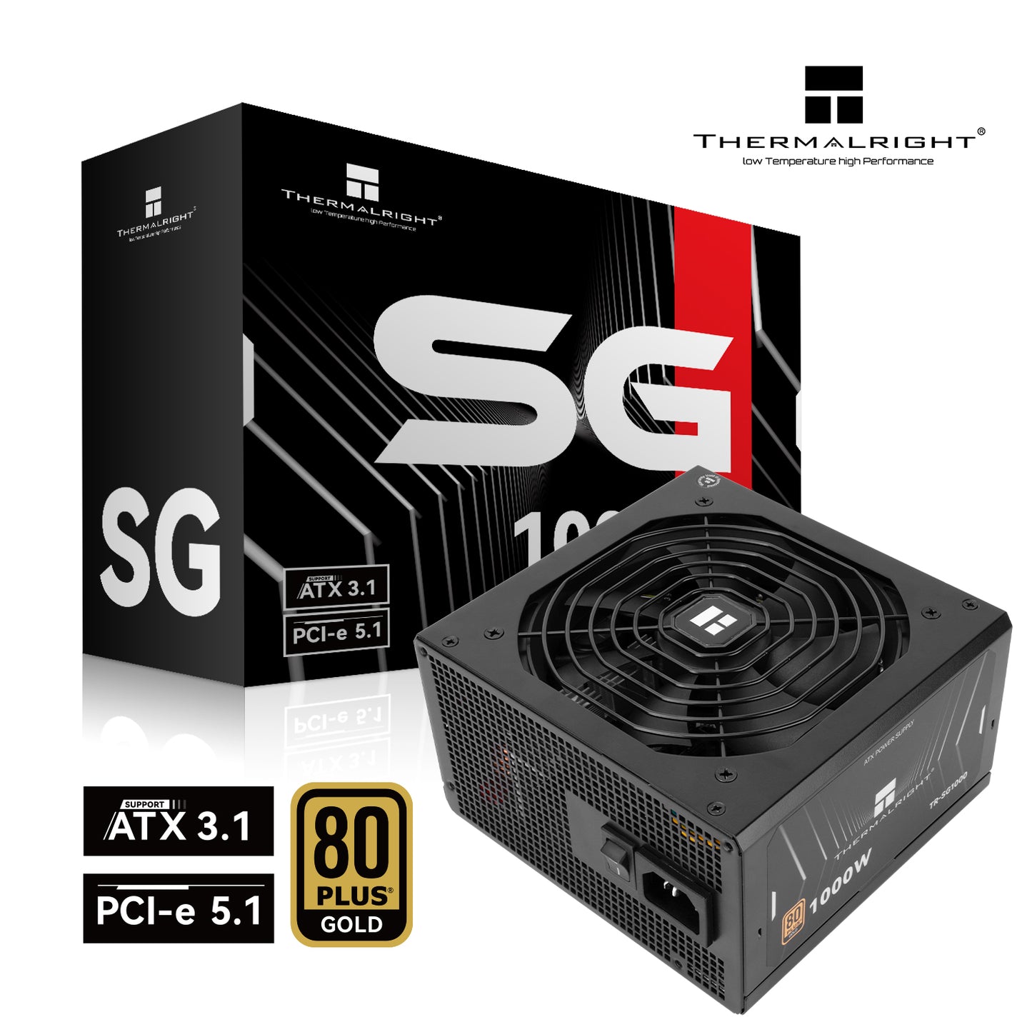 THERMALRIGHT 1000W ATX3.1 80+ GOLD Full-Modular PSU (5YRS) TR-SG1000