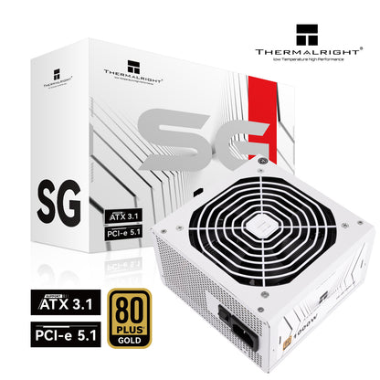 THERMALRIGHT 1000W ATX3.1 80+ GOLD Full-Modular White PSU (5YRS) TR-SG1000-W