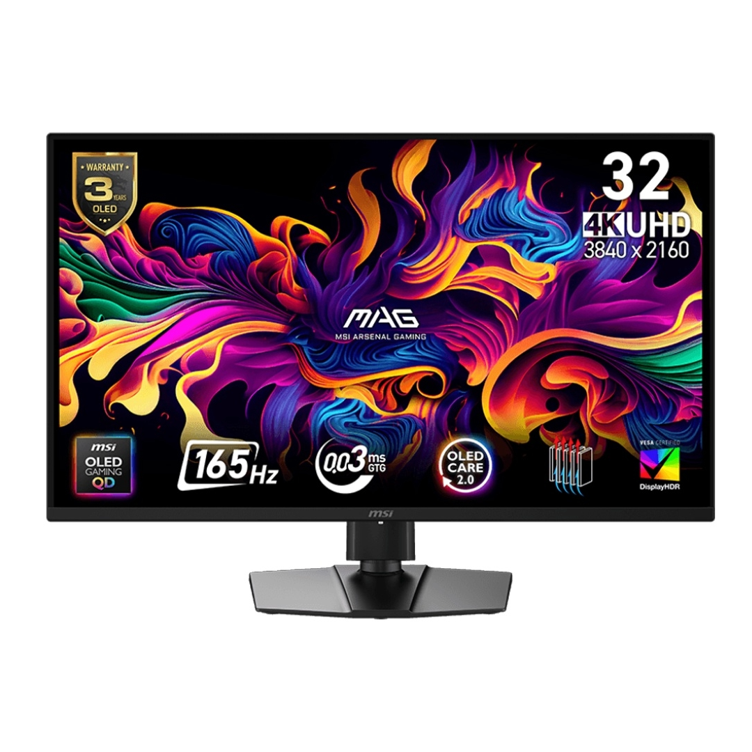MSI MAG 322UP QD-OLED E16 32" 4K UHD 165Hz FreeSync Gaming Monitor