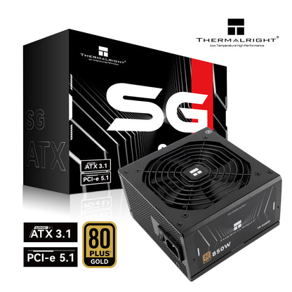 THERMALRIGHT 850W ATX3.1 80+ GOLD Full-Modular PSU (5YRS) TR-SG850