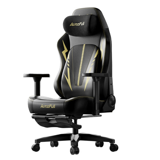 AutoFull C3 Pro Gaming Chair - Black & Gold (AFC306BSSB)