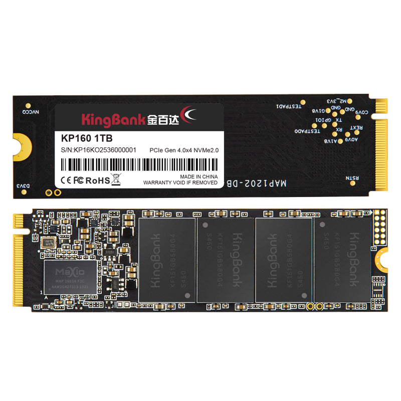 Kingbank KP160 2TB M.2 5000/4200 PCIe 4.0 NVMe M.2 2280 SSD