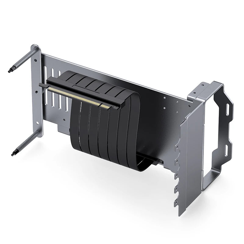 JONSBO A50 Aluminum GPU Vertical Mount Bracket Kit Standard 175mm PCle5.0 Graphics Card Extension Cable For ATX PC Case