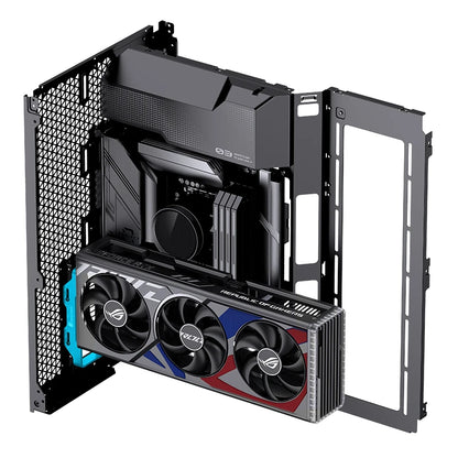 JONSBO A50 Aluminum GPU Vertical Mount Bracket Kit Standard 175mm PCle5.0 Graphics Card Extension Cable For ATX PC Case