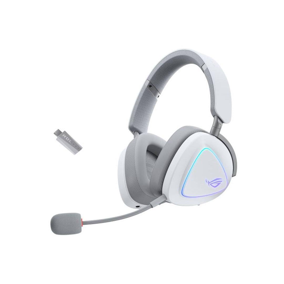 ASUS ROG Delta II Wireless Gaming Headset - Moonlight White