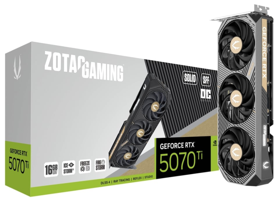 Zotac GAMING GeForce RTX 5070 Ti SOLID SFF OC, 16GB
