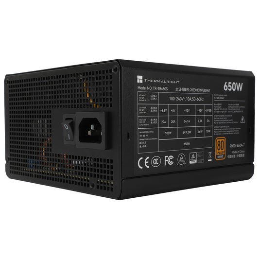 Thermalright TB-650S 650w 80+ Bronze Certified ATX Power Supply