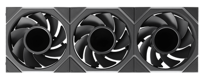 Lian Li UNI FAN TL LCD FLEX 2.4GHz ARGB Wireless 120mm Fan - Black (3-Pack)