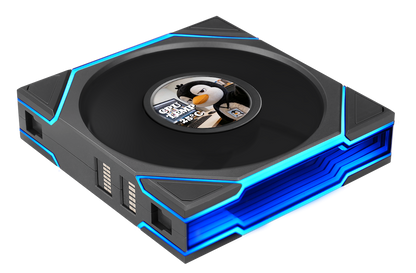 Lian Li UNI FAN TL LCD FLEX 2.4GHz ARGB Wireless 120mm Reverse Fan - Black (1-Pack)