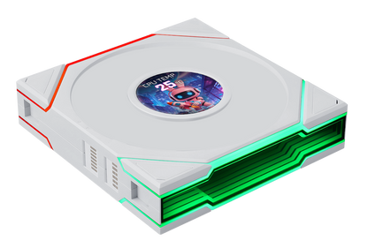 Lian Li UNI FAN TL LCD FLEX 2.4GHz ARGB Wireless 120mm Reverse Fan - White (1-Pack)