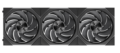 Lian Li UNI FAN TL FLEX 2.4GHz ARGB Wireless 120mm Fan - Black (3-Pack)