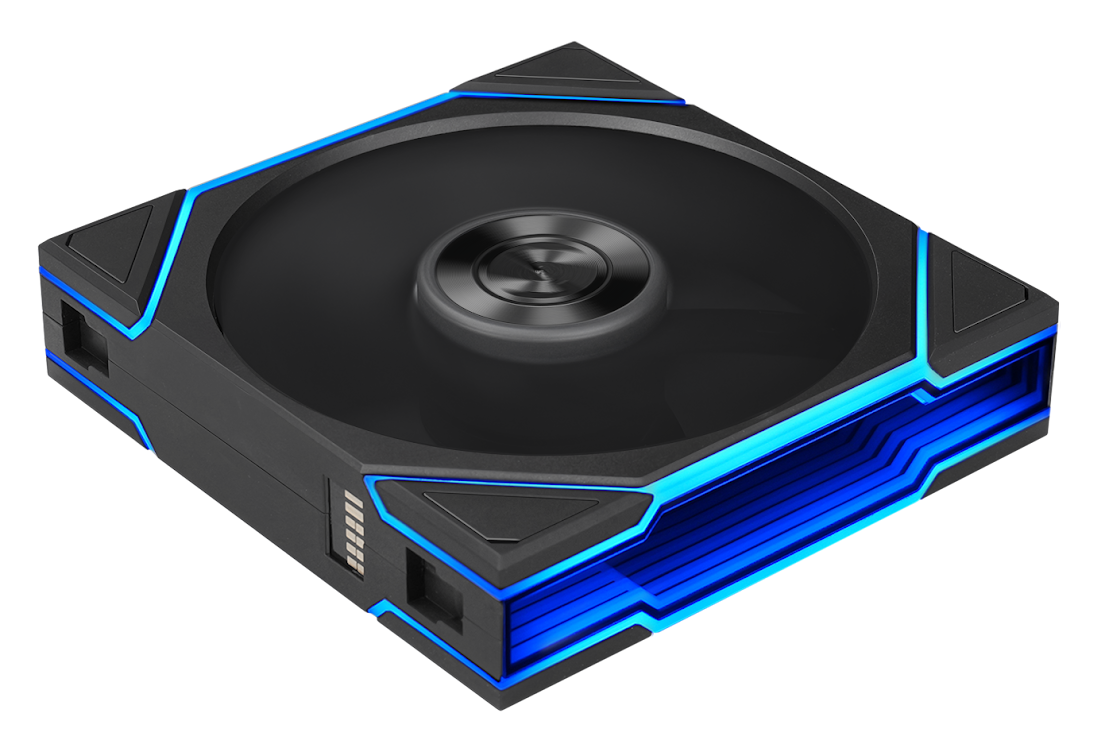 Lian Li UNI FAN TL FLEX 2.4GHz ARGB Wireless 120mm Fan - Black (1-Pack)
