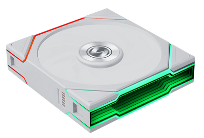 Lian Li UNI FAN TL FLEX 2.4GHz ARGB Wireless 120mm Fan - White (1-Pack)
