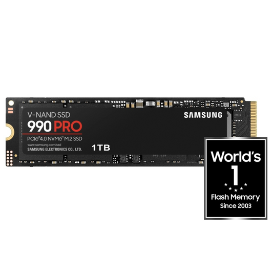 Samsung 990 PRO 1TB PCIe Gen4 NVMe M.2 SSD