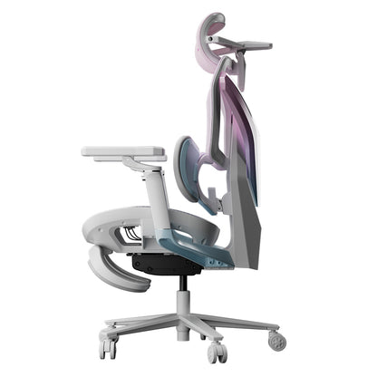 AutoFull G7 ergonomic Gaming Chair Professional - Pink & White (AFG701PSSC)