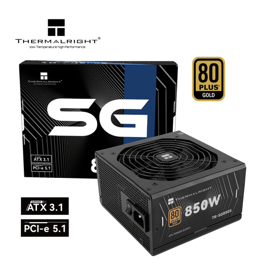 THERMALRIGHT 850W ATX3.1 80+ GOLD PSU (5YRS) TR-SG850S