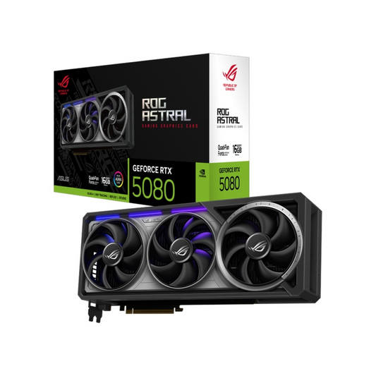 Asus ROG Astral GeForce RTX 5080 16GB GDDR7 OC Graphics Card
