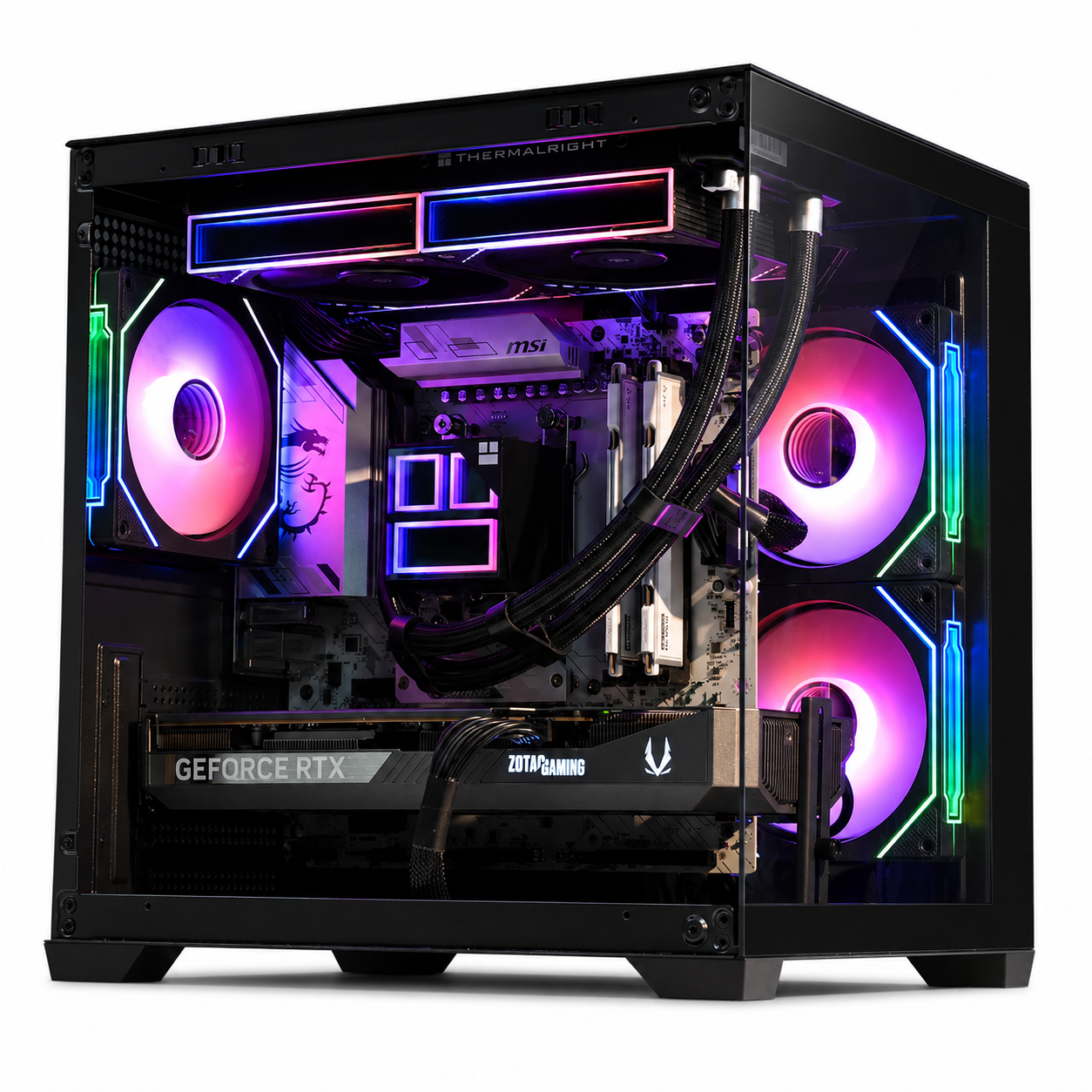 Matx Open view fish tank case - Black