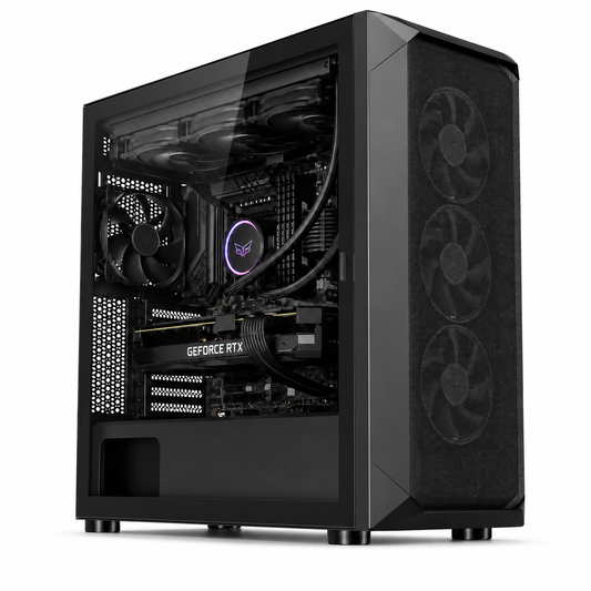 WJ 360 Atx Airflow case - Black