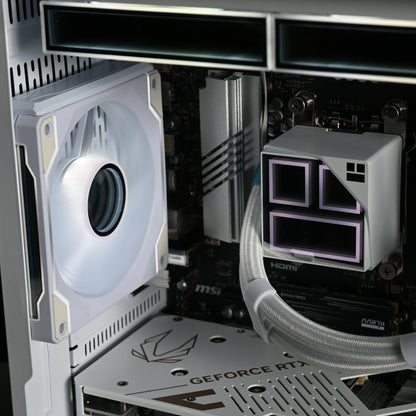 RYZEN 5 7500F | RTX 5060 | Liquid Cooled White Rgb Gaming Pc