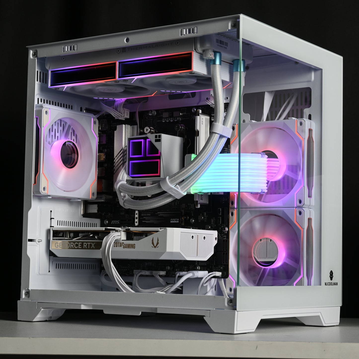 RYZEN 5 7500F | RTX 5060 | Liquid Cooled White Rgb Gaming Pc
