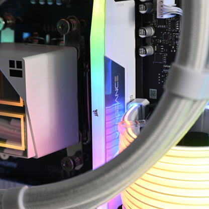 RYZEN 5 7500F | RTX 5070 | Liquid Cooled White RGB Gaming Pc
