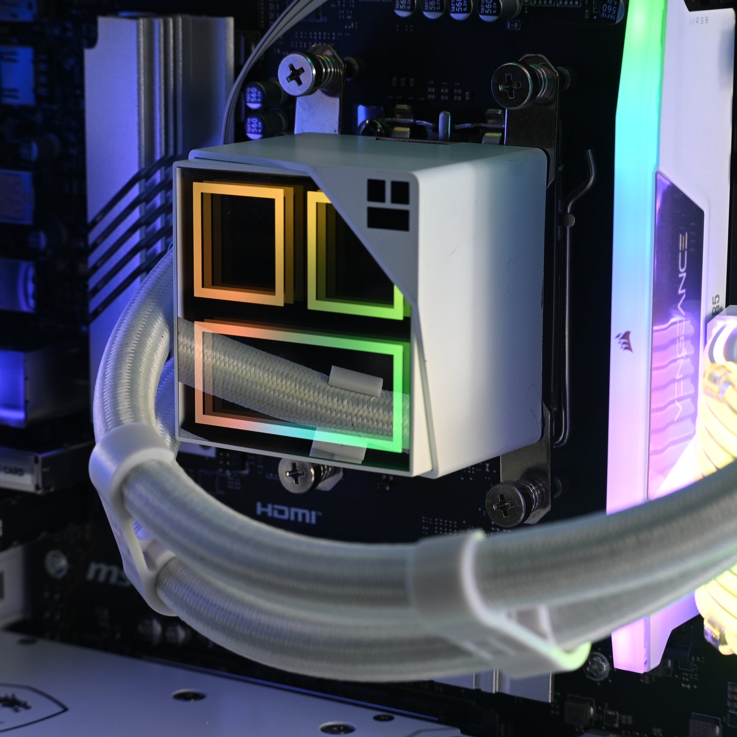 RYZEN 5 7500F | RTX 5070 | Liquid Cooled White RGB Gaming Pc