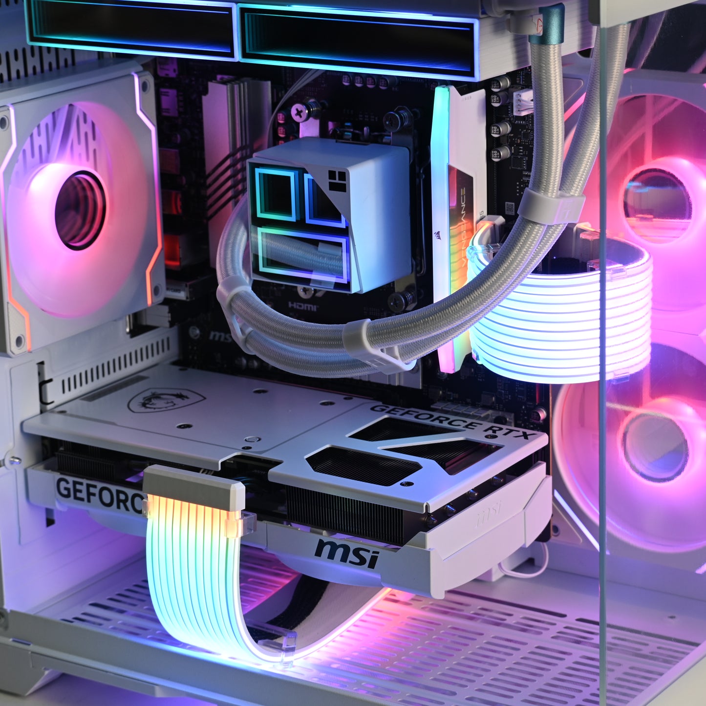 RYZEN 5 7500F | RTX 5070 | Liquid Cooled White RGB Gaming Pc