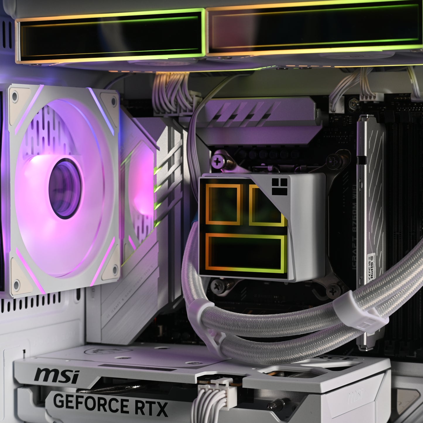 INTEL i5 14600KF | RTX 5060 | White RGB Liquid Cooled Gaming Pc