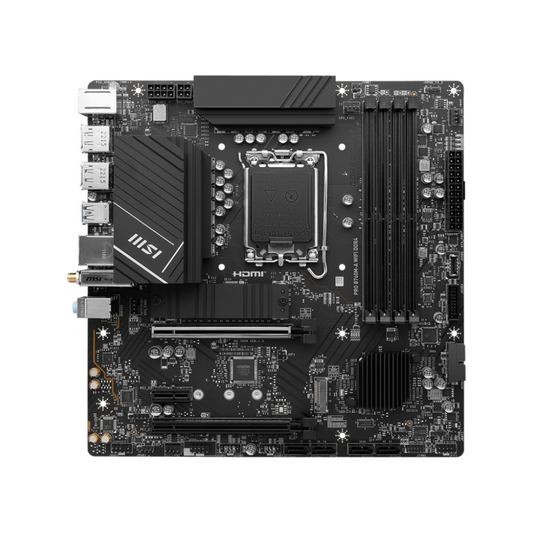 MSI PRO B760M-A WIFI DDR4 LGA1700 mATX Motherboard