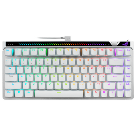 ASUS ROG Falchion Ace 75 HE Gaming Keyboard - White