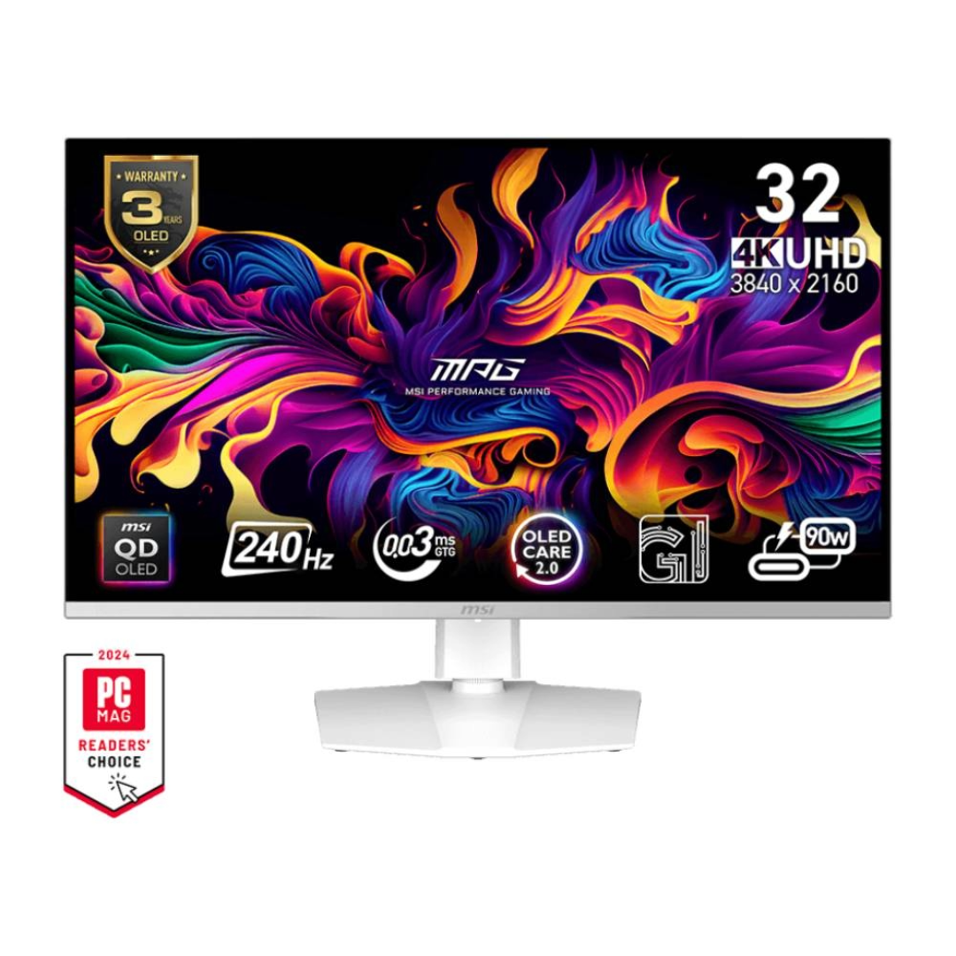 MSI MPG 321URXW QD-OLED 31.5" UHD 240Hz 0.03ms Adaptive-Sync Gaming Monitor