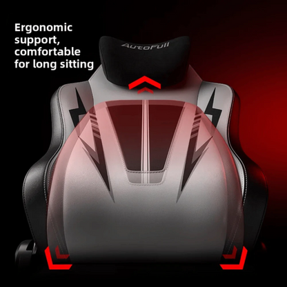AutoFull C3 Pro Gaming Chair - Black & Gold (AFC306BSSB)