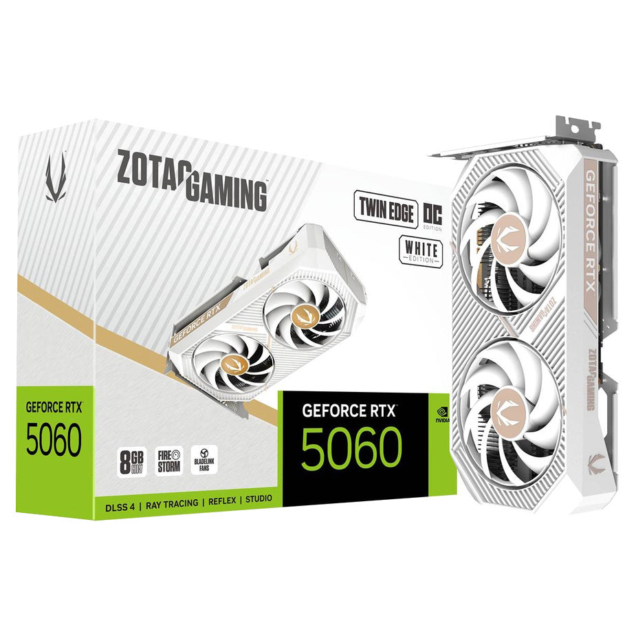ZOTAC Gaming GeForce RTX 5060 Twin Edge OC GDDR7 8GB White