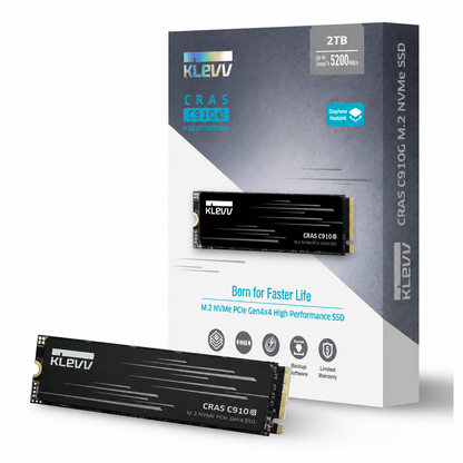 KLEVV CRAS C910G 2TB PCIe 4.0 NVMe M.2 2280 SSD