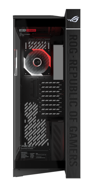 ASUS ROG Cronox ARGB GR801 CURVE TG E-ATX Case, Curve Tempered Glass Side Panel (4 fans included)