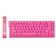 ATTACK SHARK X68 HE Rapid Trigger Keyboard Magnetic Switch - Pink